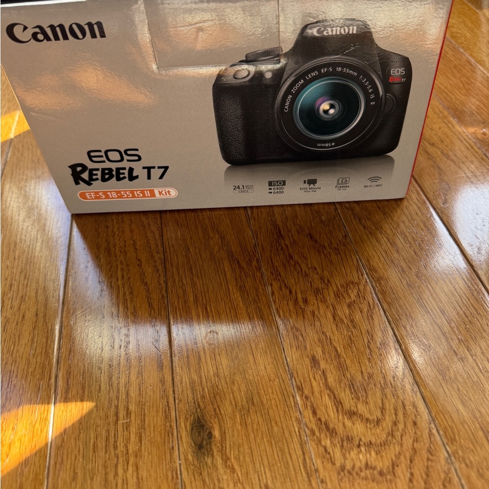 Canon EOS Rebel T7 Black Digital Camera Kit